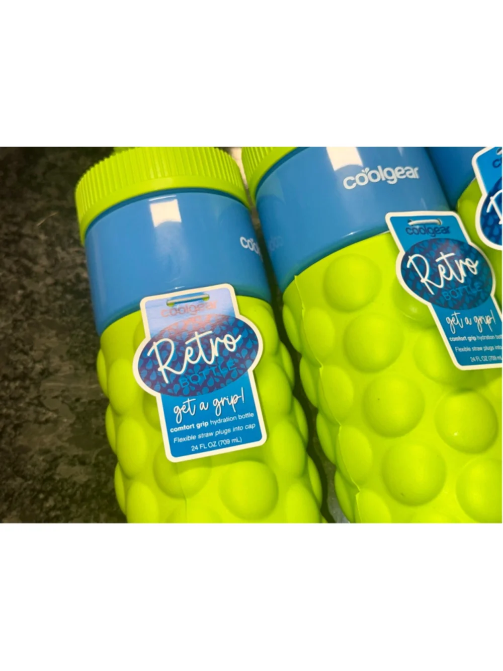 Coolgear GetAGrip Retro Brand New 24 fl. oz (15 posted) $14 Each Retail - Lime